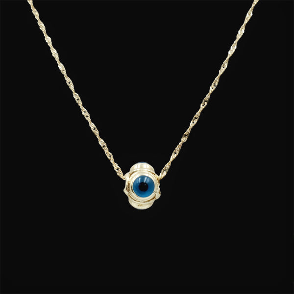 Chain + Turkish Eye Pendant